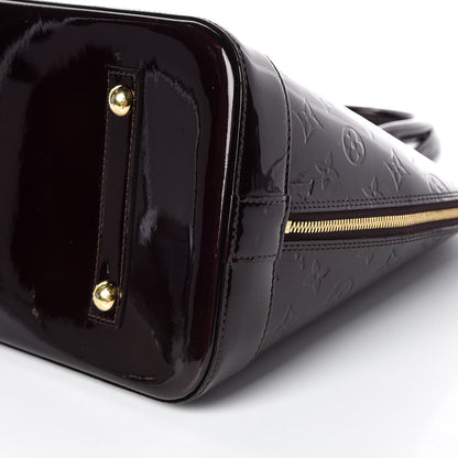 Louis Vuitton Vernis Alma MM Amarante 6 of 9
