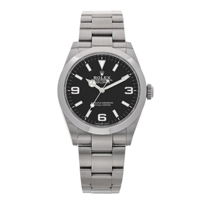 Rolex Stainless Steel 40mm Oyster Perpetual Explorer Watch Black 224270 Black 1 of 5