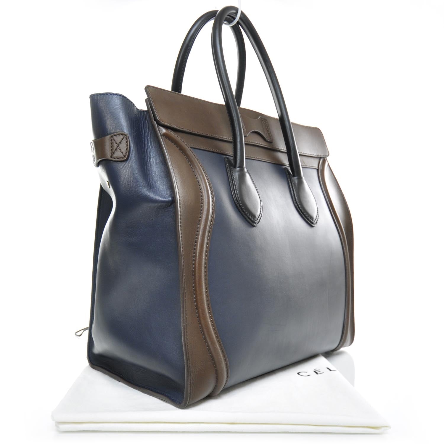 Celine Smooth Calfskin Medium Tri-Color Luggage 2 of 9