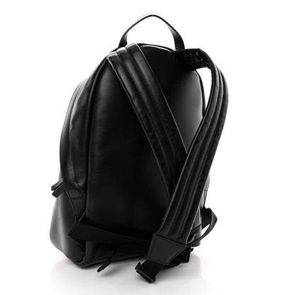 Balenciaga Supple Calfskin Signature Logo Small Everyday Backpack Black 3 of 9