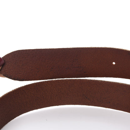 Gucci Calfskin Feline Buckle Belt 90 36 Brown 4 of 5