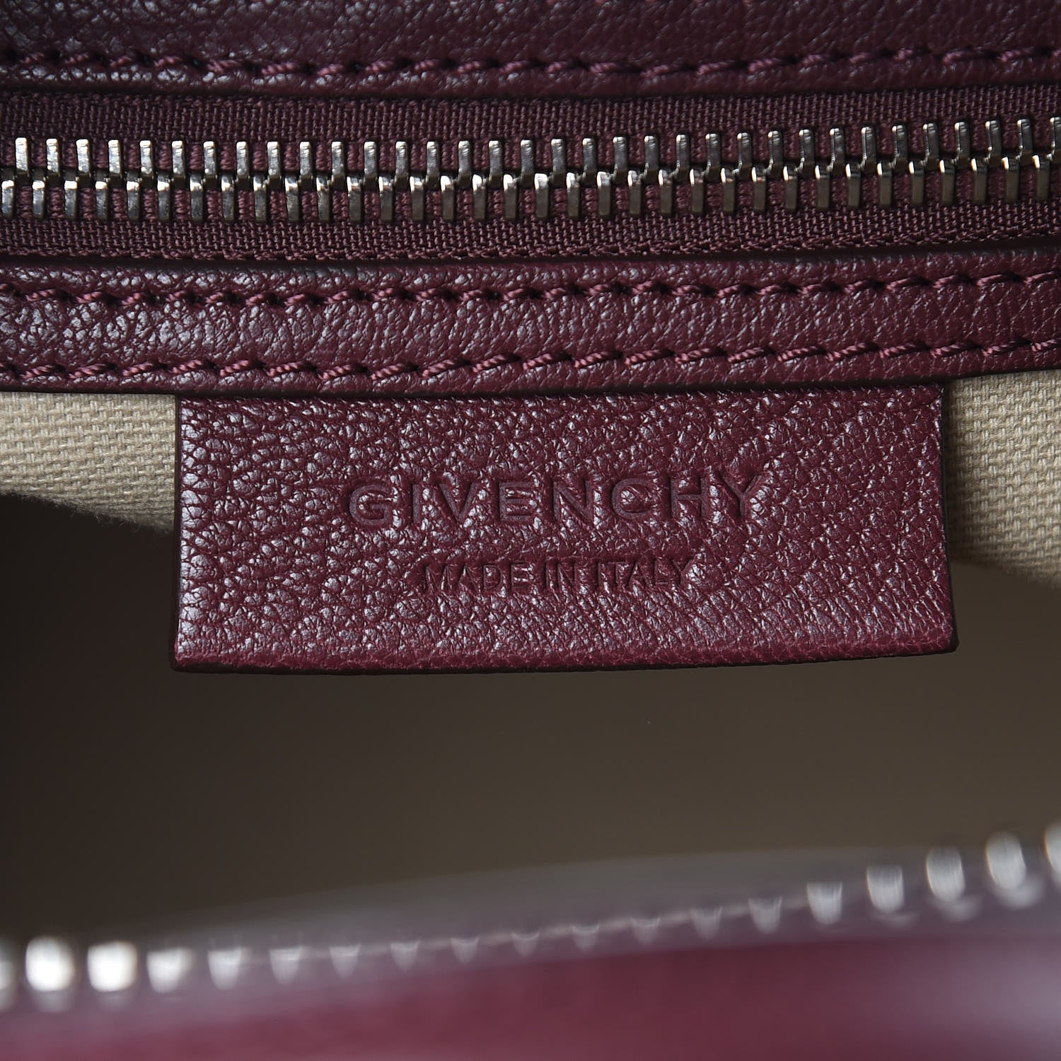 Givenchy Sugar Goatskin Small Antigona Oxblood 6 of 9