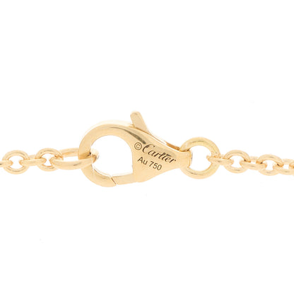 Cartier 18K Yellow Gold Interlocking LOVE Necklace 3 of 4