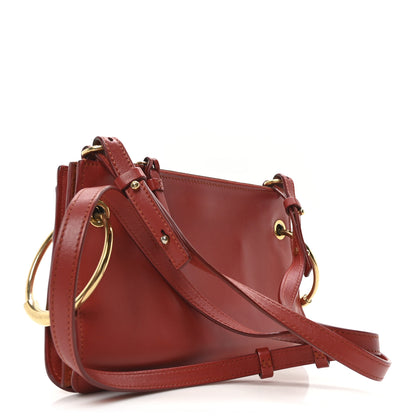 Chloe Calfskin Suede Mini Roy Bag Earthy Red 3 of 9