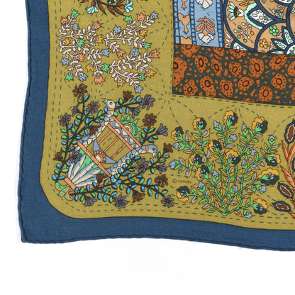 Hermes Cashmere Silk Pique Fleuri de Provence Shawl 140 6 of 10