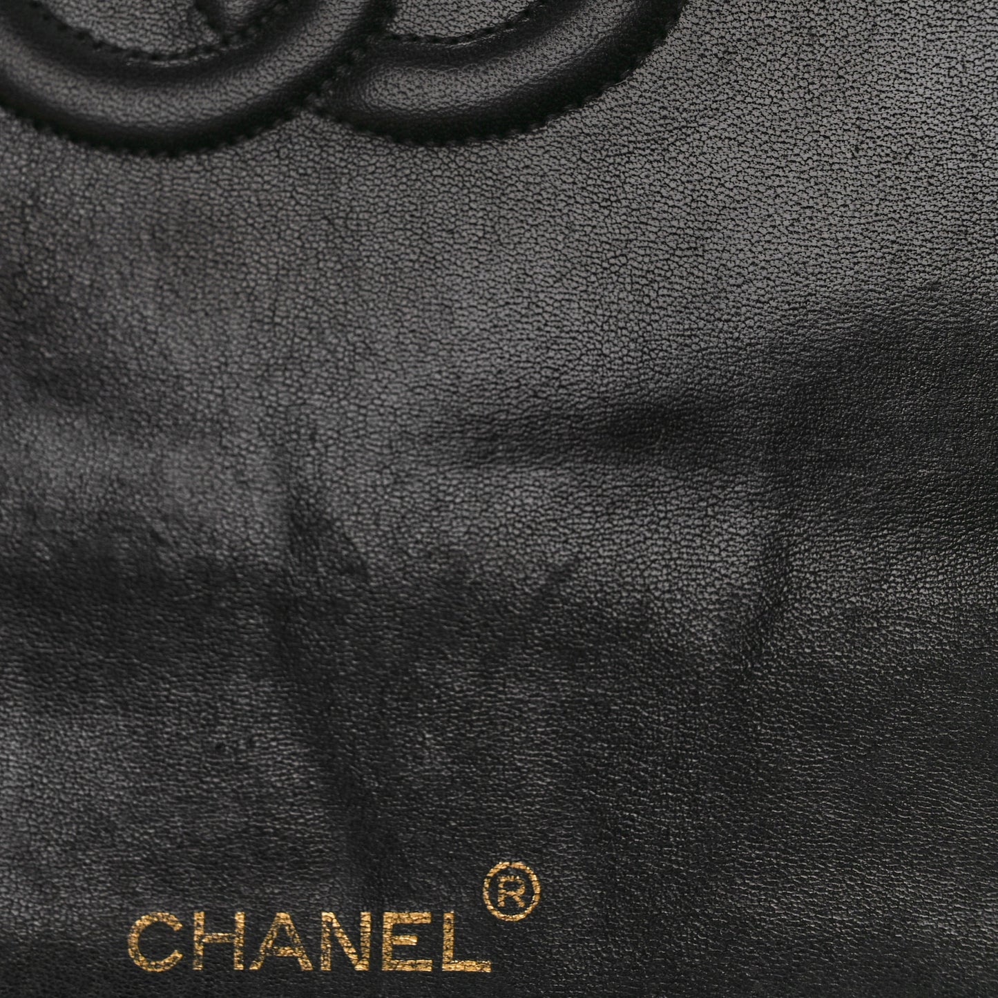 Lambskin Quilted Small Single Flap Black