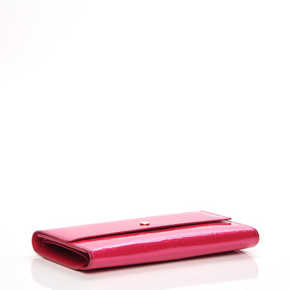 Louis Vuitton Vernis Porte Tresor International Wallet Fuchsia 4 of 11