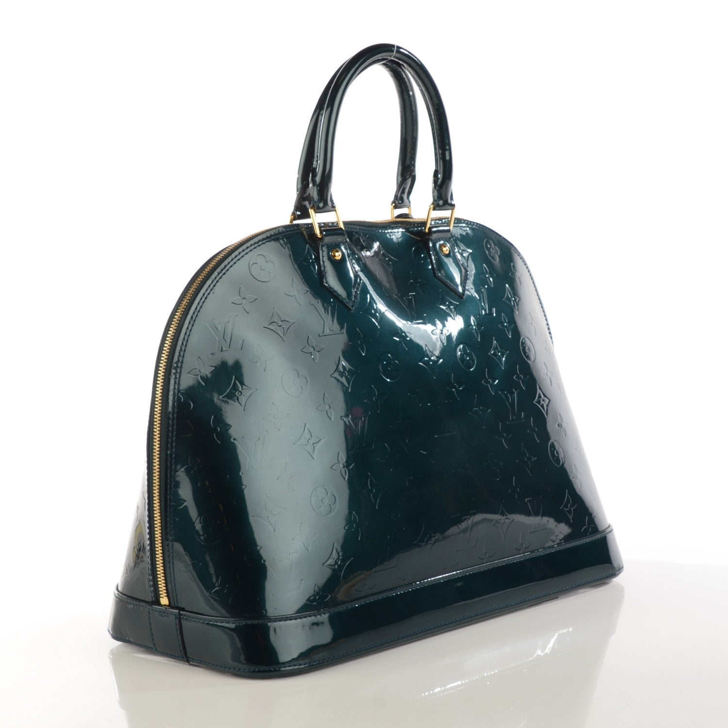 Louis Vuitton Vernis Alma GM Blue Infini 3 of 7
