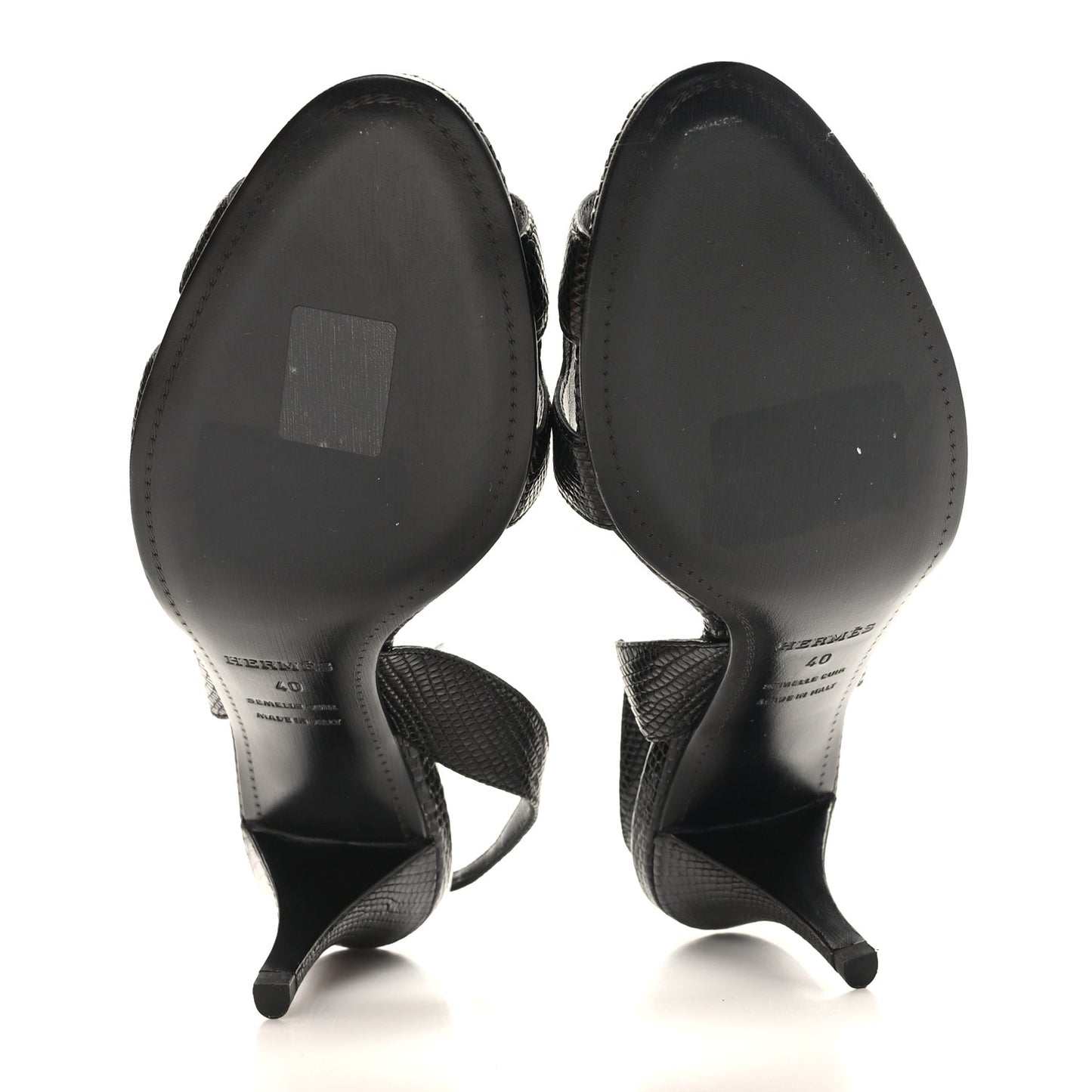 Lizard Night 70 Sandals 40 Black