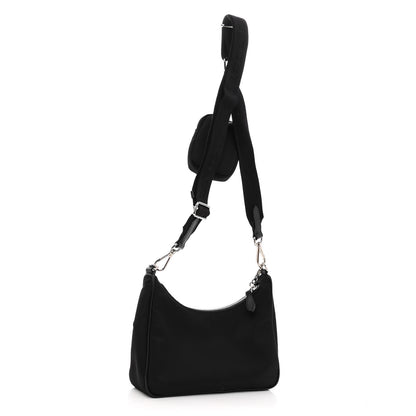 Prada Nylon Re-Edition 2005 Shoulder Bag Black 3 of 10