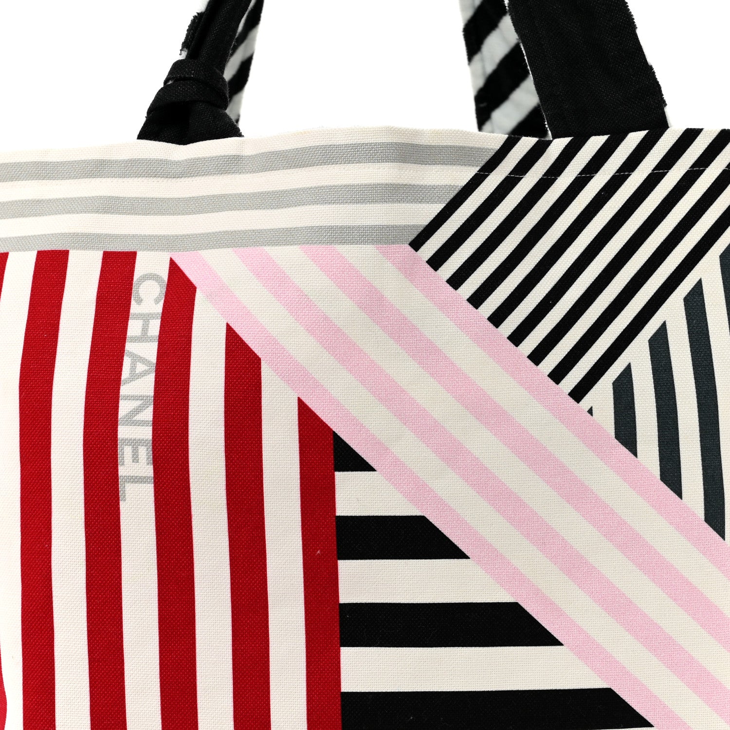 Chanel Terry Cloth Cotton La Pausa Bay Reversible Beach Tote 14 of 20