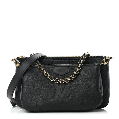Louis Vuitton Empreinte Monogram Giant Multi Pochette Accessories Black 1 of 9