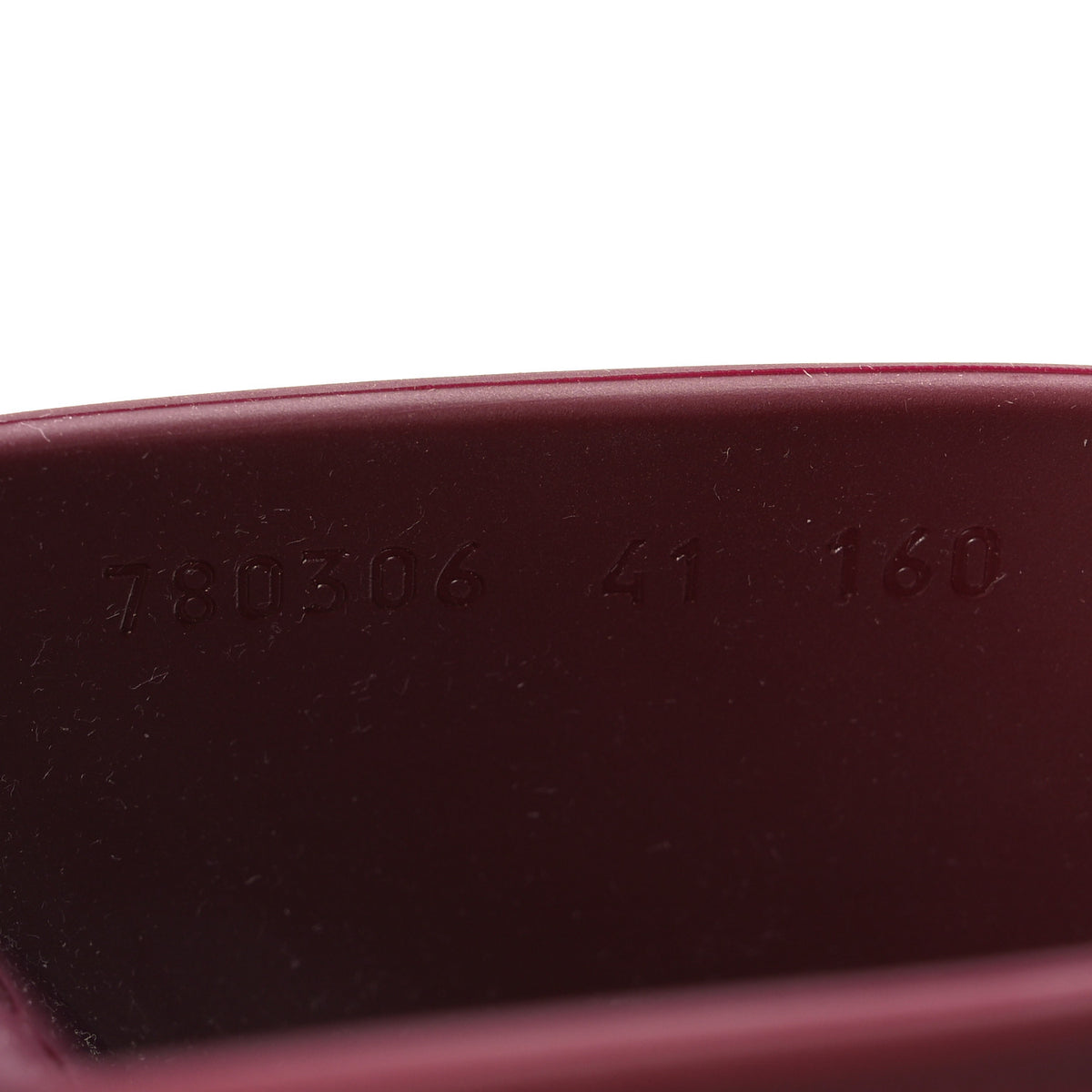 Gucci Rubber Womens Horsebit Thong Sandals 41 Rosso Ancora 8 of 9