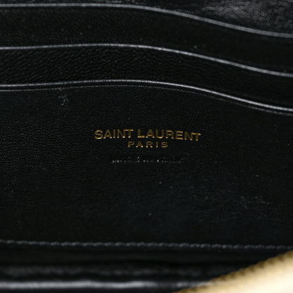 Saint Laurent Grain De Poudre Matelasse Monogram Mini Lou Camera Bag Crema Soft 6 of 10