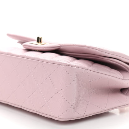 Chanel Caviar Quilted Small Double Flap Light Pink 10 of 10