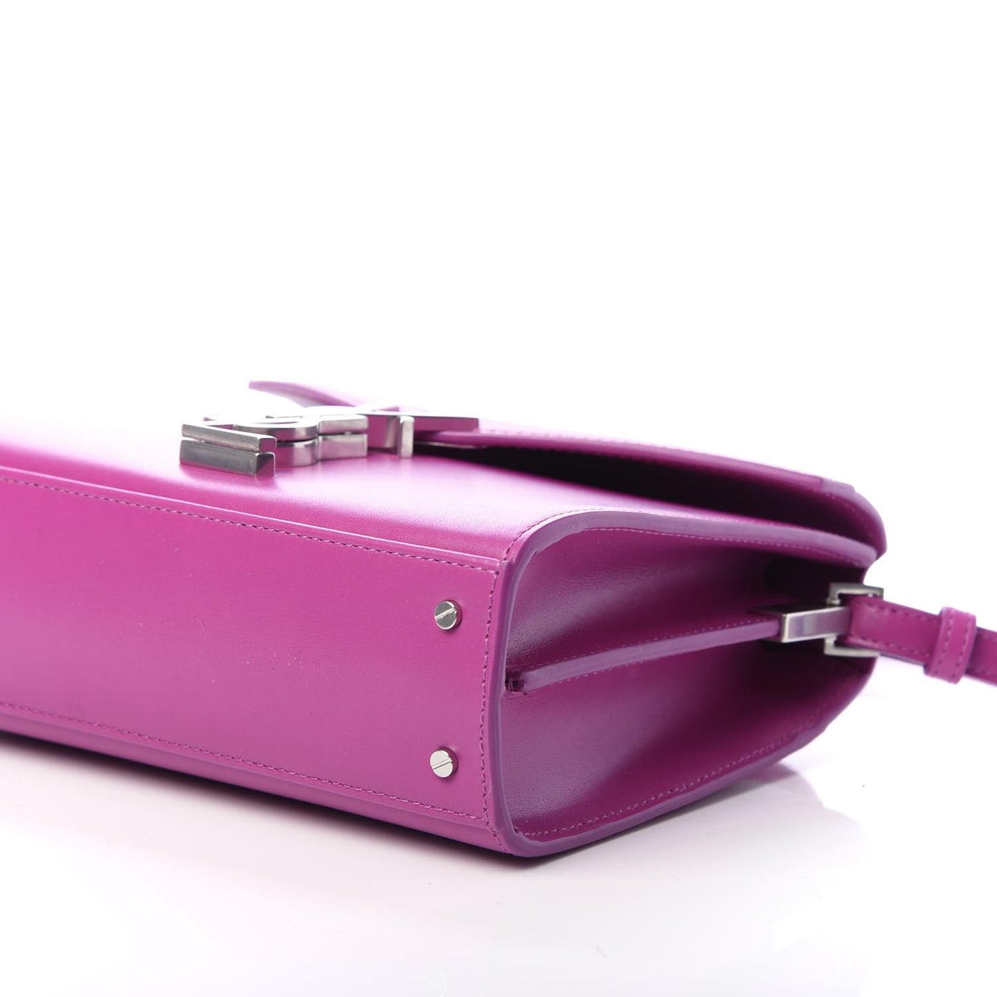 Calfskin Mini Classic Monogram Cassandra Top Handle Bag Electric Fuchsia