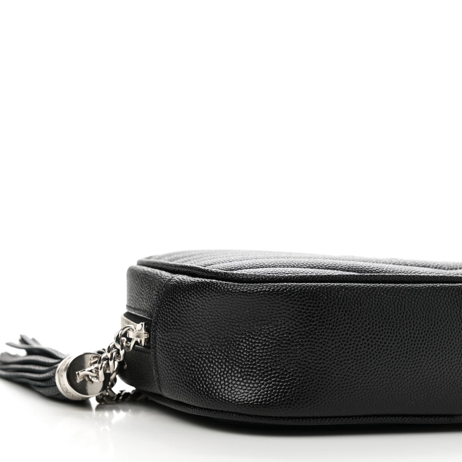 Saint Laurent Grain De Poudre Matelasse Monogram Mini Lou Camera Bag Black 9 of 11
