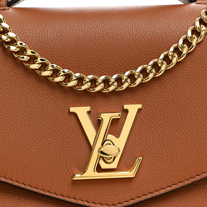Louis Vuitton Grained Calfskin Lockme Oxford Cognac 7 of 10