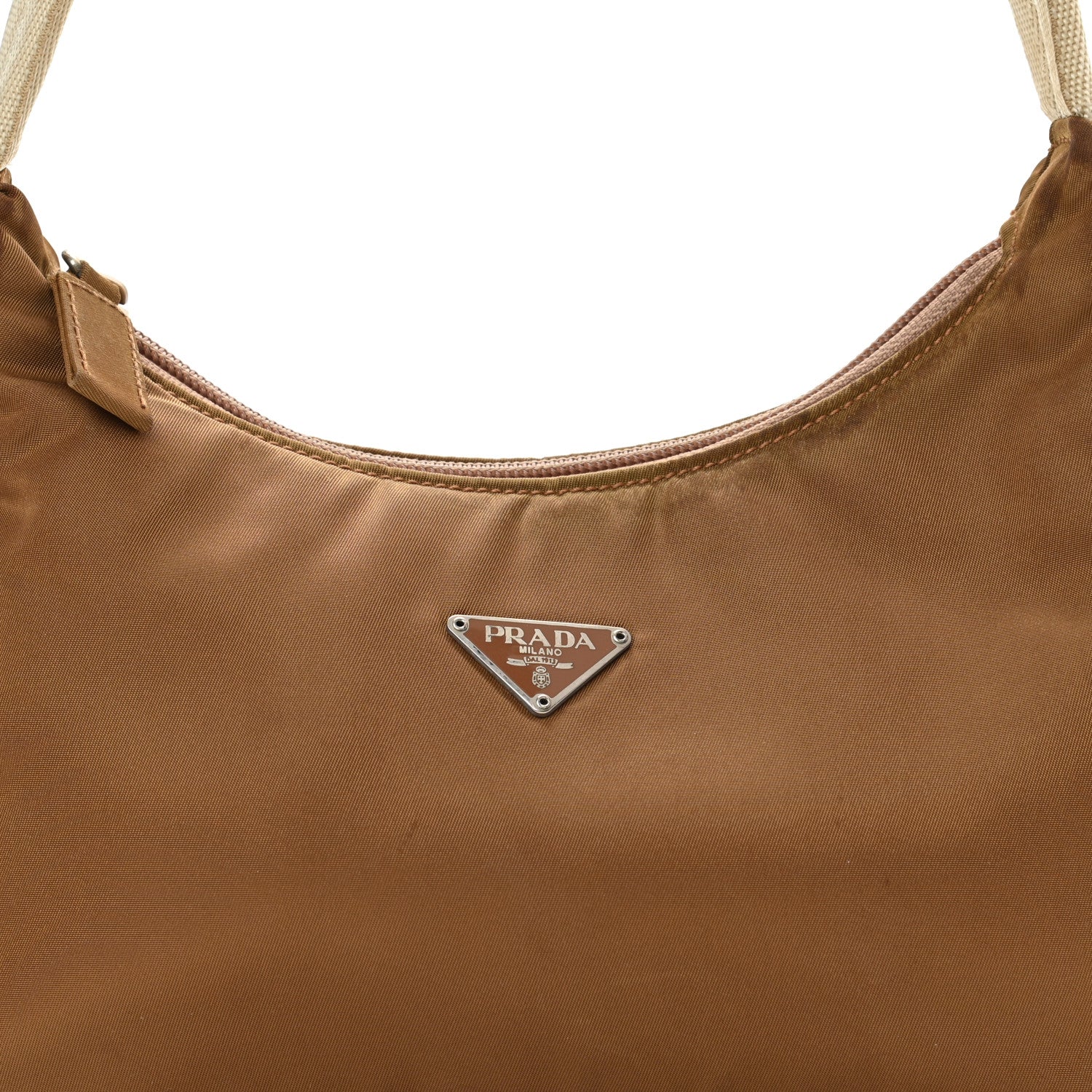 Prada Tessuto Nylon Sport Mini Shoulder Bag Nocciola 7 of 17