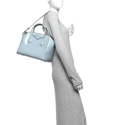 Givenchy Shiny Lord Calfskin Small Antigona Light Blue 2 of 13