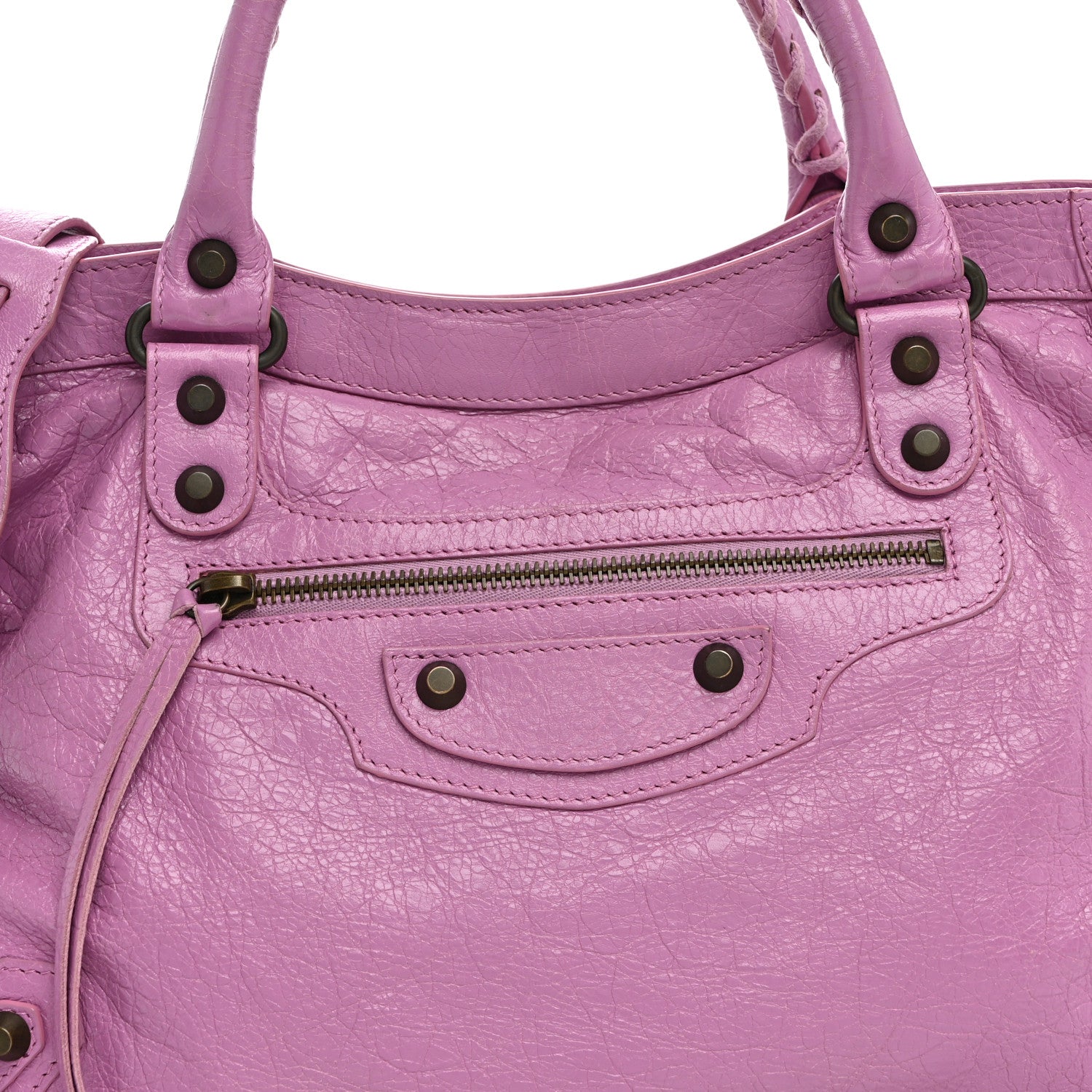 Balenciaga Agneau Classic Hardware City Rose Berlingot 9 of 11