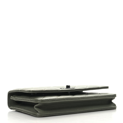 Chanel Lambskin Quilted Trendy CC Wallet On Chain WOC Green 4 of 12