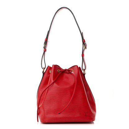 Louis Vuitton Epi Petit Noe Castillan Red 1 of 18