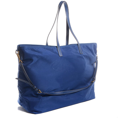 Prada Saffiano Tessuto Nylon Tote Bleuette 4 of 11