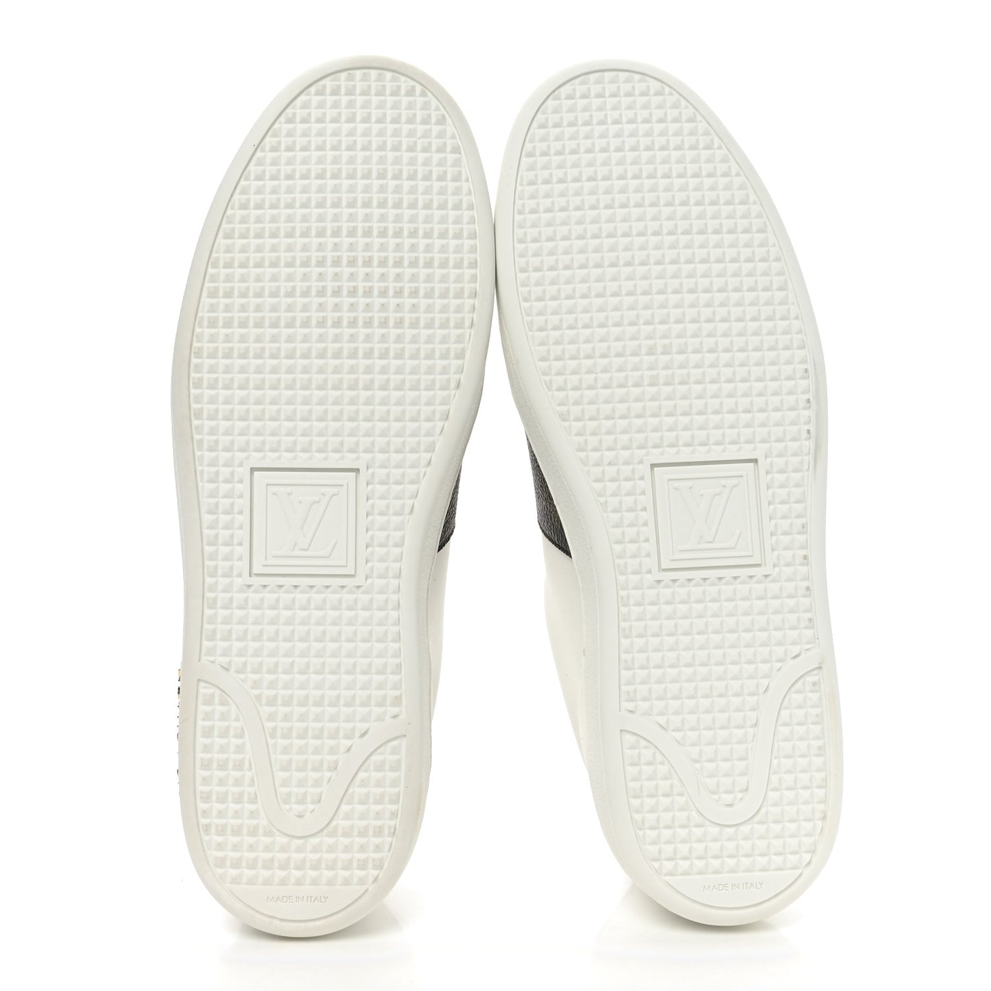 Monogram Stud Front Row Sneaker 38 White
