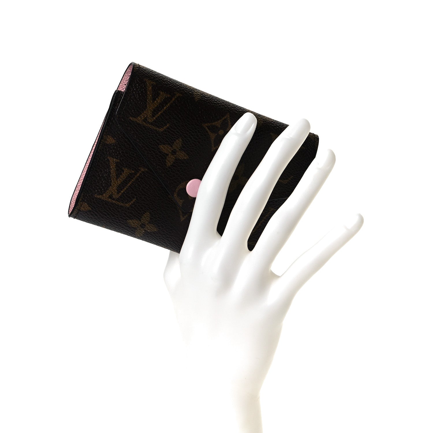Louis Vuitton Monogram Victorine Wallet Rose Ballerine 2 of 7