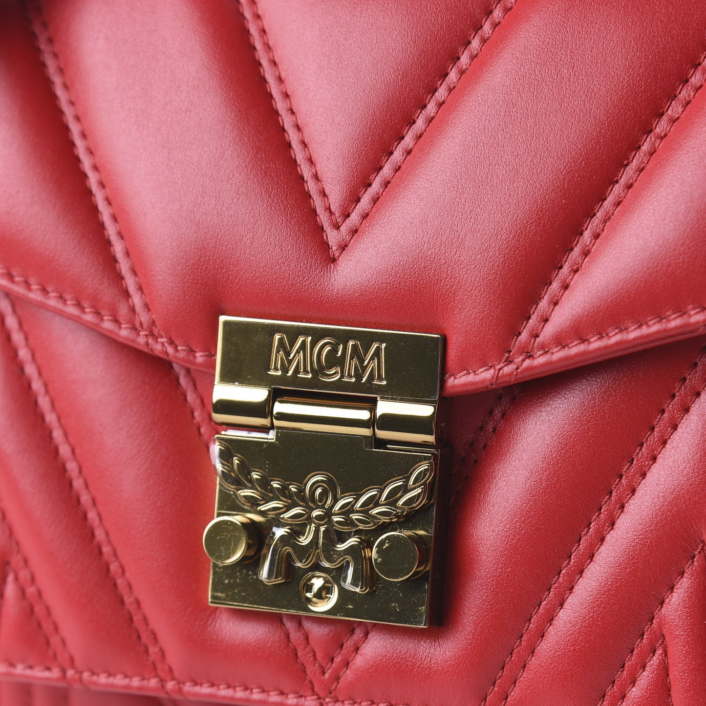 Lambskin Quilted Small Patricia Crossbody Bag Ruby Red