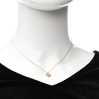 Van Cleef & Arpels 18K Rose Gold Sweet Alhambra Pendant Necklace 2 of 7