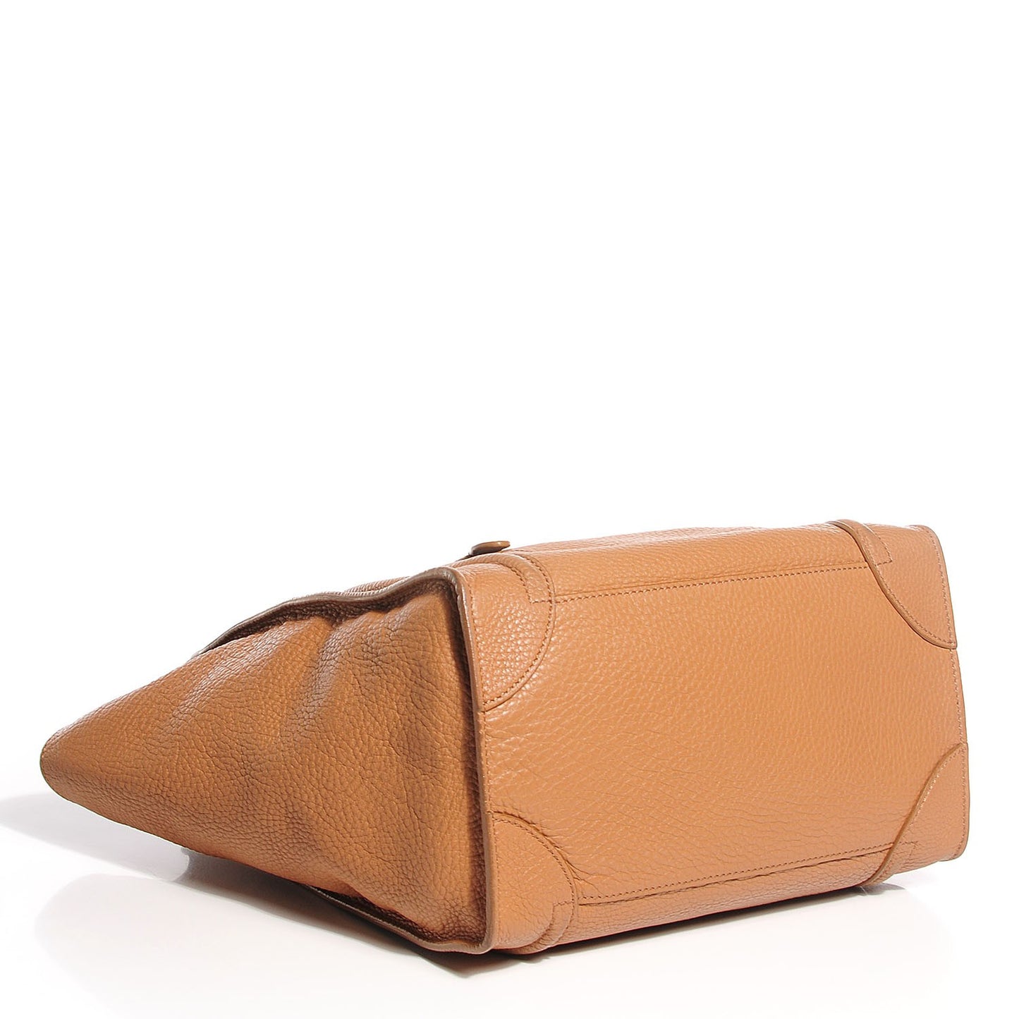 Pebbled Calfskin Mini Luggage Camel