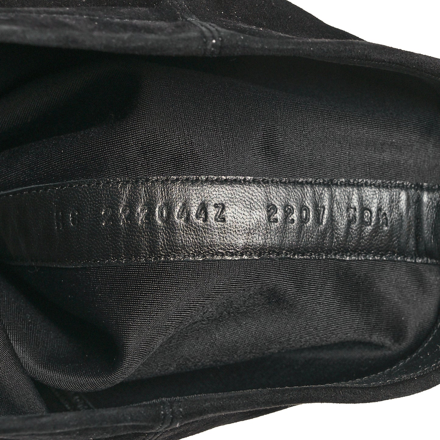 Velvet Goatskin Fallon 30 Boots 38.5 Black