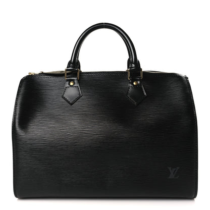 Louis Vuitton Epi Speedy 30 Black 1 of 8