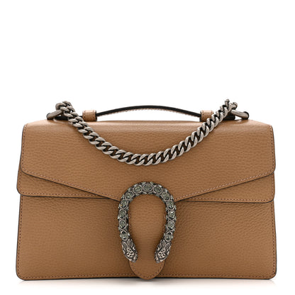 Gucci Dollar Calfskin Crystal Small Dionysus Shoulder Bag Natural Tan Black Diamond 1 of 11