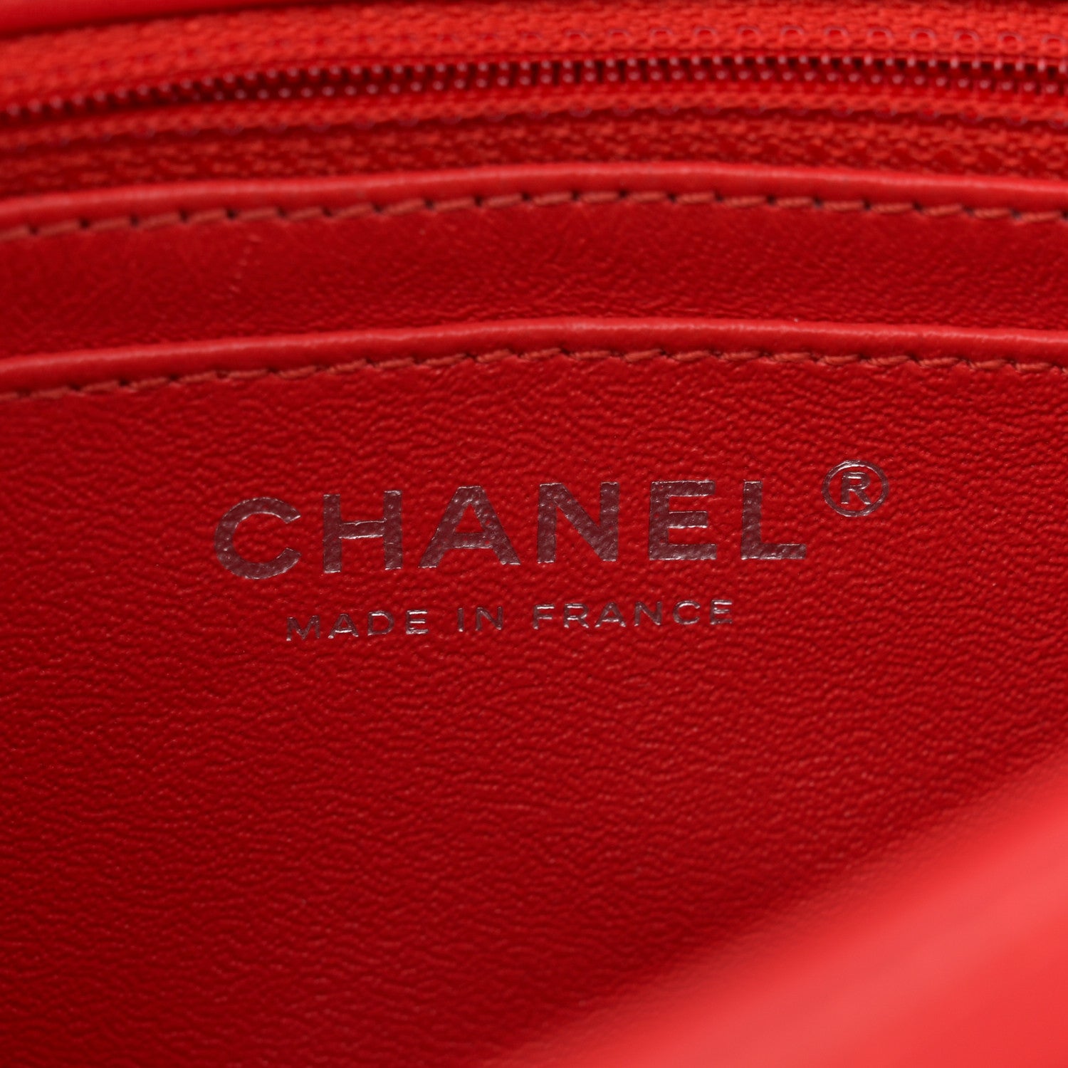 Chanel Lambskin Quilted Small Geometric Flap Red 6 of 15