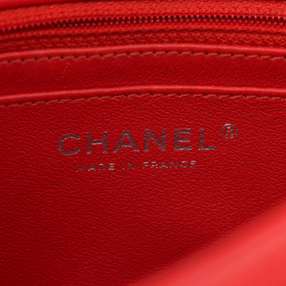 Chanel Lambskin Quilted Small Geometric Flap Red 6 of 15