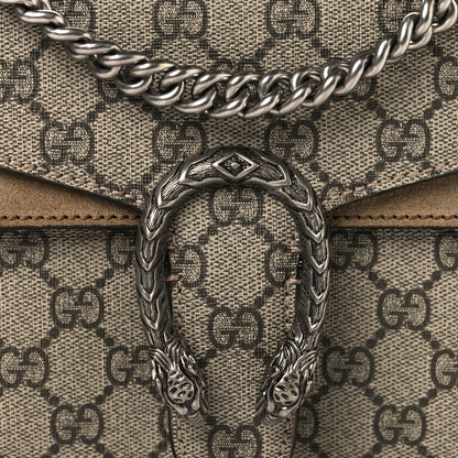 Gucci GG Supreme Monogram Mini Dionysus Shoulder Bag Taupe 8 of 11
