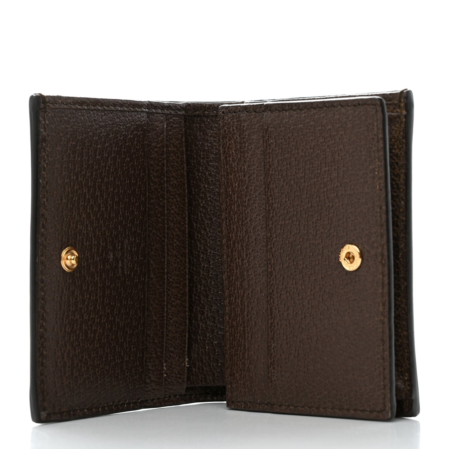 GG Supreme Monogram Web Ophidia Card Case Beige New Acero