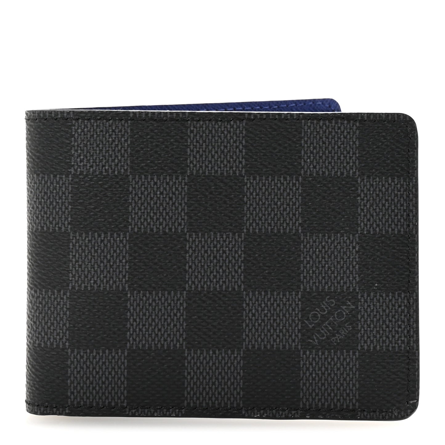 Damier Graphite Slender Wallet Blue