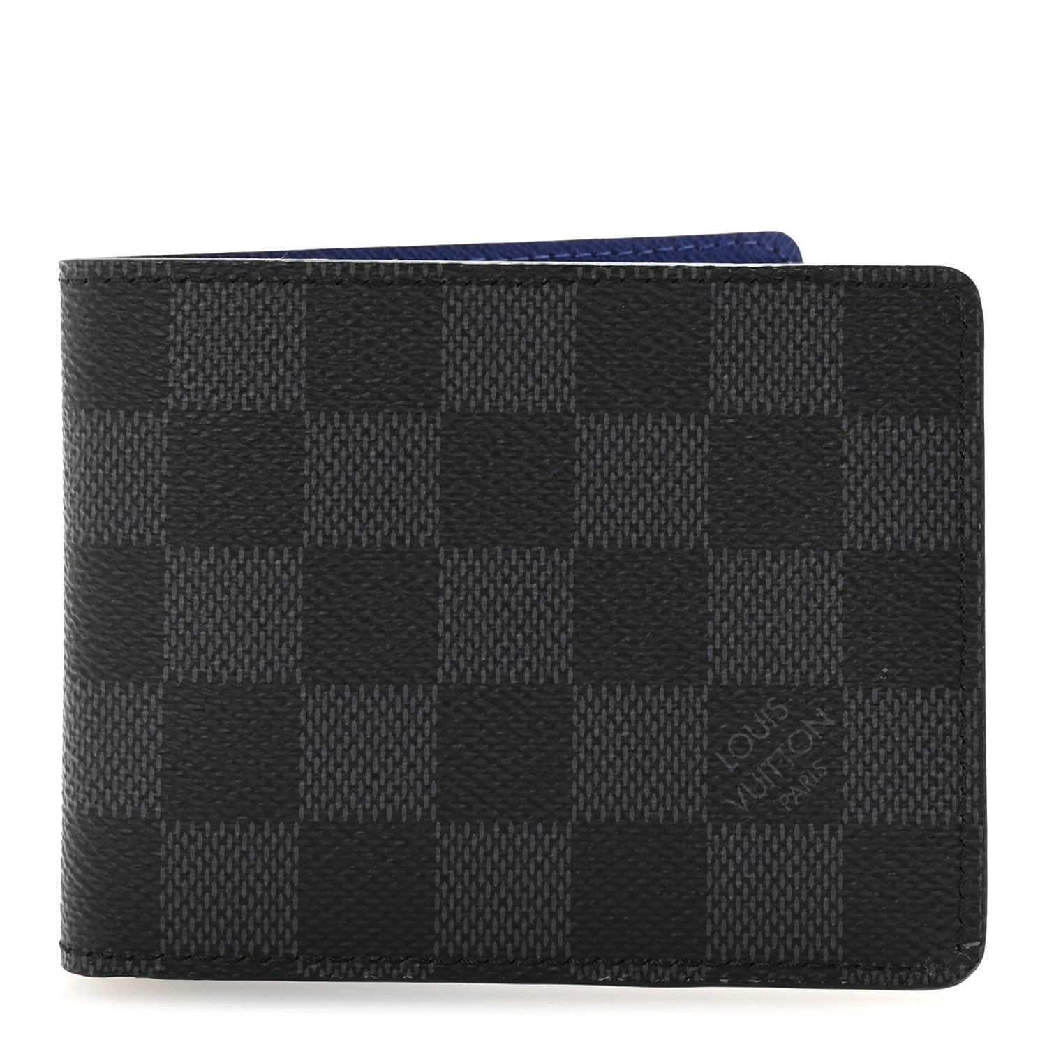 Louis Vuitton Damier Graphite Slender Wallet Blue 1 of 6