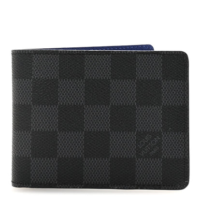 Louis Vuitton Damier Graphite Slender Wallet Blue 1 of 6