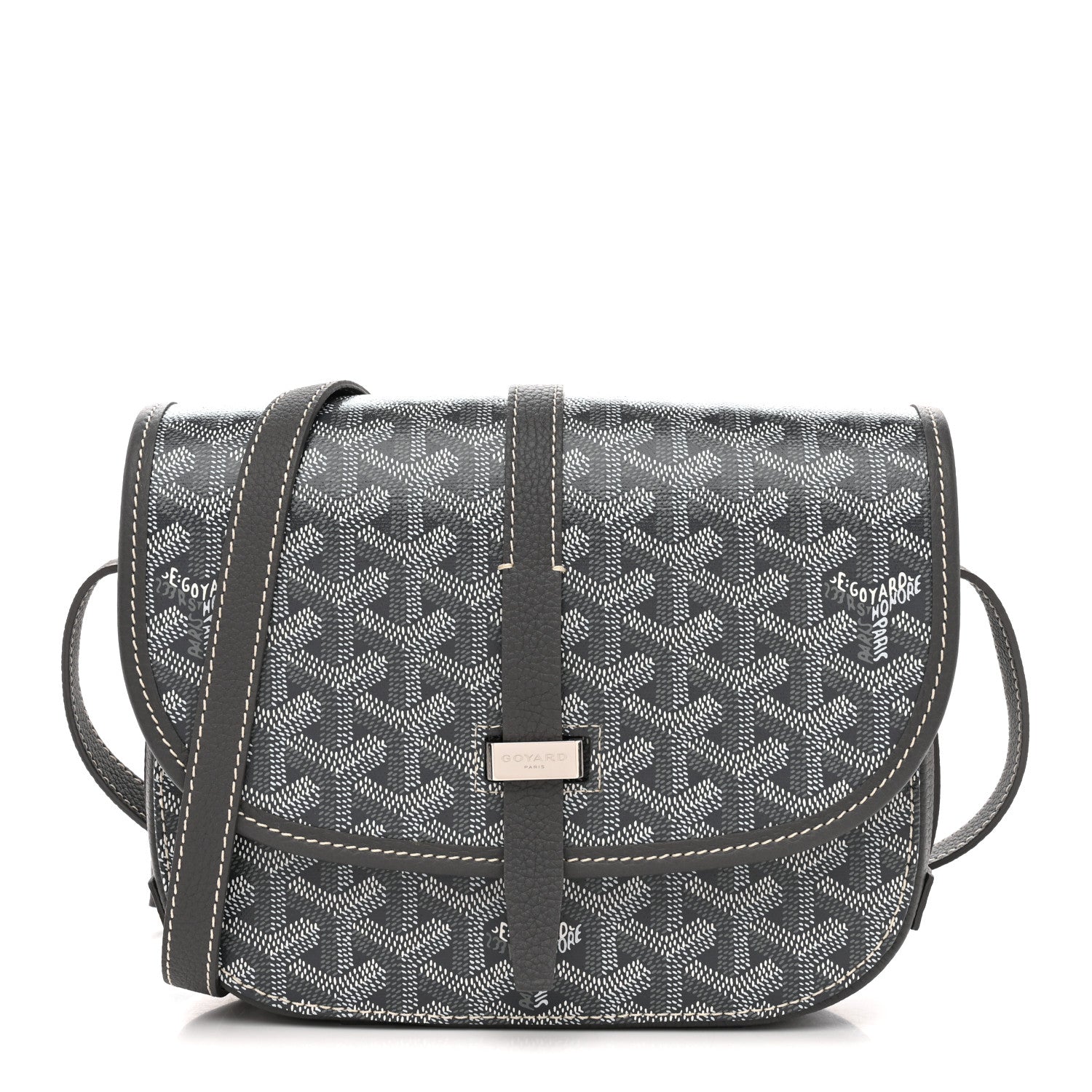 Goyard Goyardine Belvedere II PM Messenger Bag Gray 1 of 9