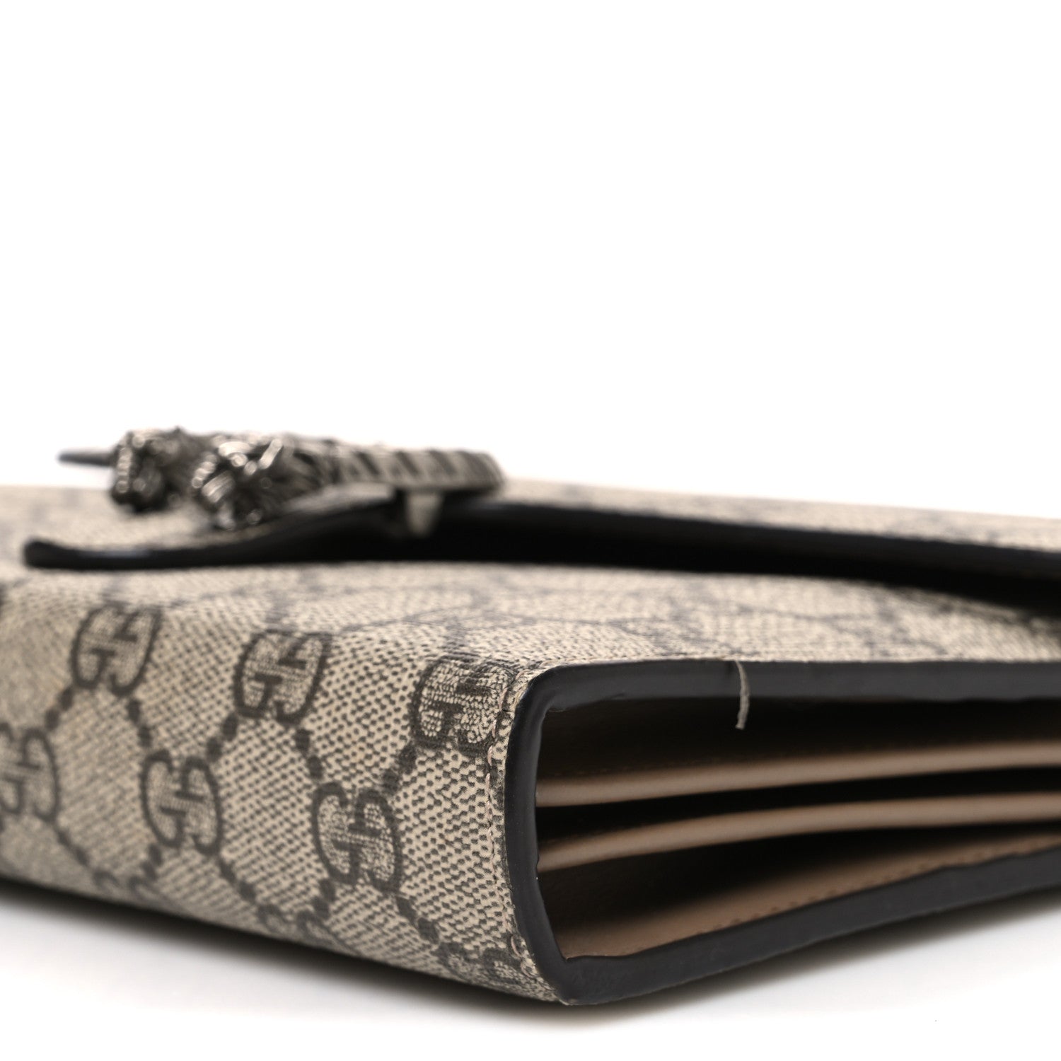 GUCCI 新品 ミニ財布 supreme Gucci GG Supreme Monogram Mini Dionysus Chain Wallet Beige Taupe