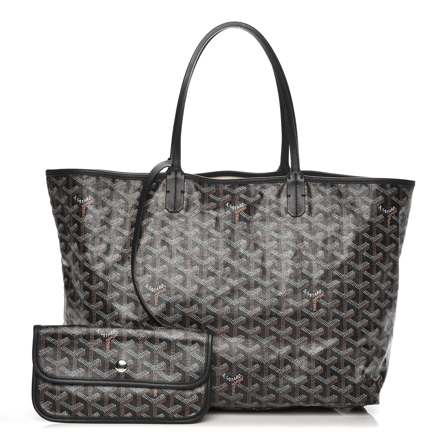 Goyard Goyardine Saint Louis PM Black 1 of 7