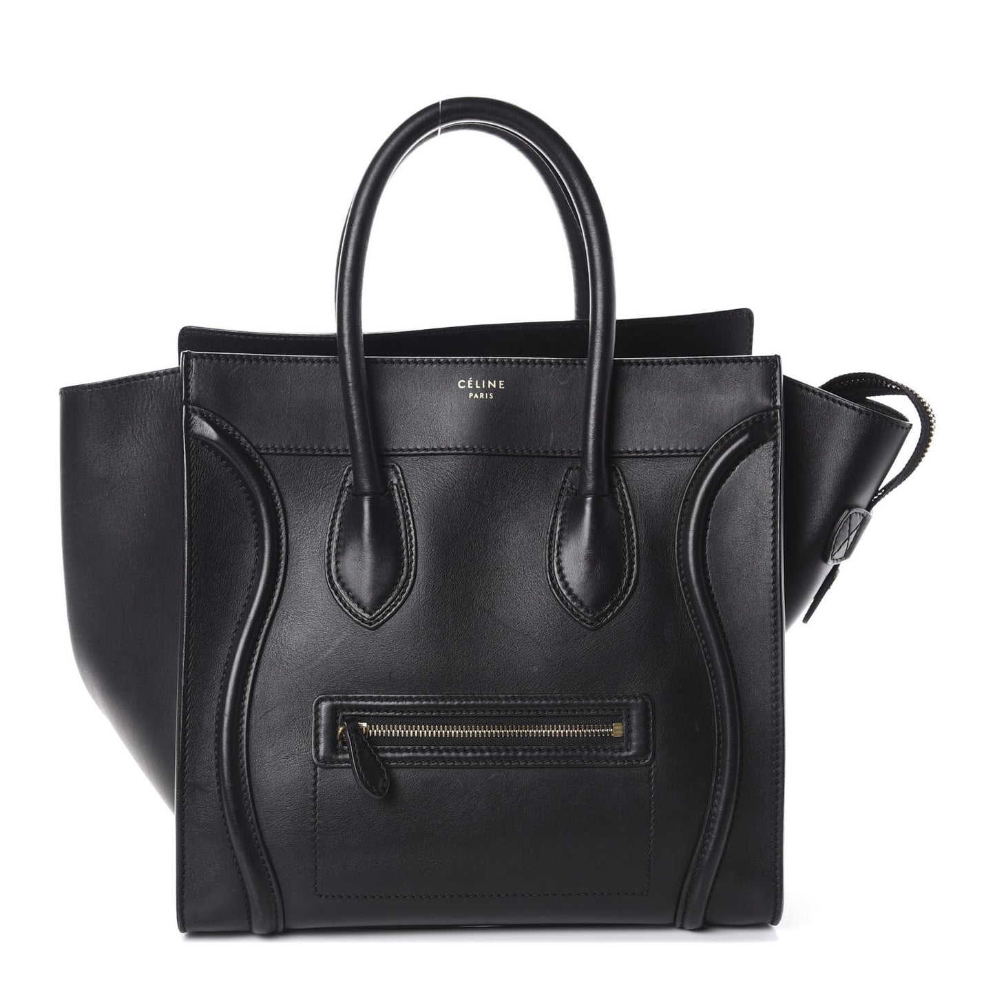 Smooth Calfskin Mini Luggage Black