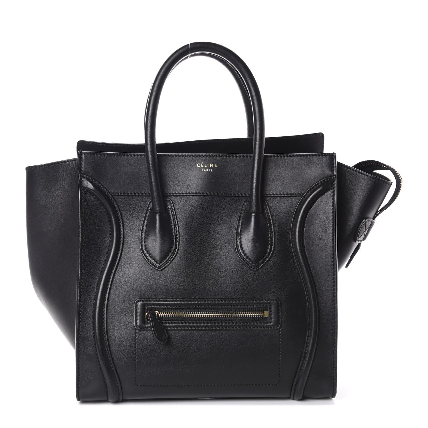 Celine Smooth Calfskin Mini Luggage Black 1 of 9