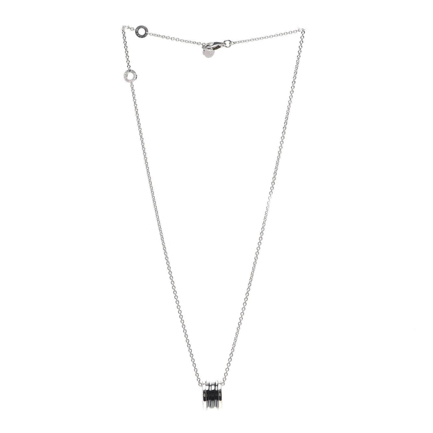 Bulgari Sterling Silver Ceramic Save The Children Pendant Necklace 3 of 6