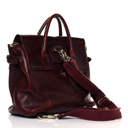 Mulberry Natural Leather Cara Delevigne Convertible Satchel Oxblood 2 of 9